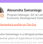 Profile Picture of Alexandra Samaniego - Program Manager, DC at Latino Economic ... (@theorg.com) on Google
