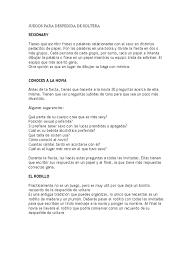 Maybe you would like to learn more about one of these? Juegos Para Despedida De Soltera Naturaleza