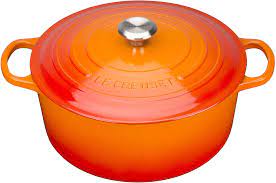 Amazon Com Le Creuset Signature Cast Iron Round Casserole 20 Cm Volcanic Home Kitchen