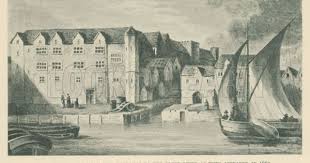Bridewell Palace And The Entrance To The Fleet River As They Appeared In 1660 Illustration For London In The Time Of The Tudors By Sir River Fleet Old London