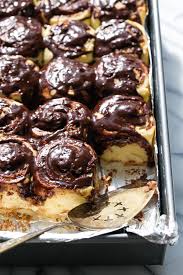 Mini Chocolate Peanut Butter Cinnamon Rolls Love And Olive Oil Recipe Cinnamon Rolls Recipe Cinnamon Rolls Desserts