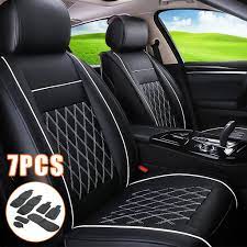 Shop cool personalized leather car seat covers with unbelievable discounts. Buy 7 Pcs Universal 5 Seats Car Pu Leather Comfort Seat Covers Front Rear Pillow For Car Decor At Affordable Prices Free Shipping Real Reviews With Photos Joom