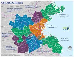 Map Of Boston And Surrounding Area Subregions – Mapc