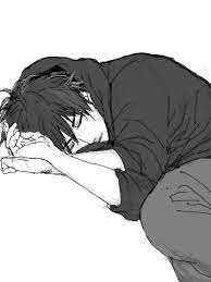 indignation sleeping drawing anime drawings boy sleeping boy