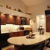 Amazing gallery of interior design and decorating ideas of t shaped kitchen island in dens/libraries/offices, kitchens by elite interior designers. 1