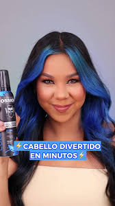 Cabello Con Tinte Azul Para Mujer