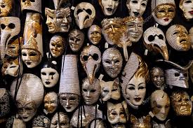 Beautiful Venetian masks background – Stock Editorial Photo © Duchesse  #77571394