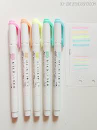 Pastel Highlighters That Are Easy On The Eye And So Pretty To Look At Kirtasiye Malzemeleri Uclu Kalem Boya Kalemi