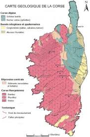Carte Geologique De La Corse Corse Images Et Histoire Carte Geologique Corse Corse Carte