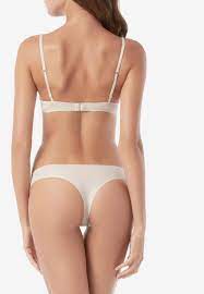 Brazilian slips solltest du immer an die wäscheleine hängen oder alternativ im liegen trocknen. Intimissimi Brazilian Slip Aus Baumwolle Mit Offenkantigem Saum Slip Off White Offwhite Zalando De