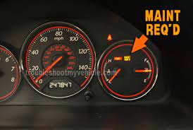 Press and hold the reset button until you see the oil life indicator (this says oil life and has a percentage). How To Reset The Maintenance Required Light 2001 2005 1 7l Honda Civic