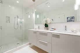 You can see how beautifully it works in this bathroom brought to us by elle decor. 22 Neat Contemporary White Bathroom Vanity Home Design Lover