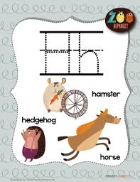 Letter H Animals Printable Poster Primarylearning Org Animal Books Animal Writing Animals Starting With A