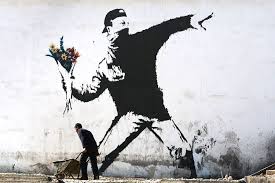 Banksy Graffiti Art On West Bank Barrier Joohn Choe Street Art Banksy Banksy Graffiti Banksy Art