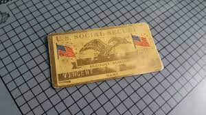 A temporary social security card is only valid for 30 days, and during this time, you must apply for a social security card. My Great Grandfather S Social Security Card Was Made Out Of Metal Not Paper Mildlyinteresting