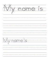 Kids will get to practice writing individual letters, the names of colors, cute animals, days of the week, months of the year, the four. Writing Your Name Worksheet All Kids Network