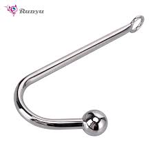 Anal Toys Single Ball Curved Anal Hook Bondage Gear Stainless Steel Anal  Hook Butt Plug Sex Toy For Women - Buy Anal Hook,Bondage Gear,Sex Toy For  Women Product on Alibaba.com