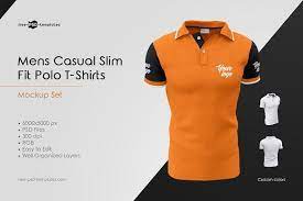 Download Mens Casual Polo T Shirts Mockup Set Polo T Shirts Shirt Mockup Clothing Mockup