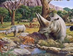 Cenozoic Era Landscape Photograph By Publiphoto Prehistoric Animals Ancient Animals Prehistoric World
