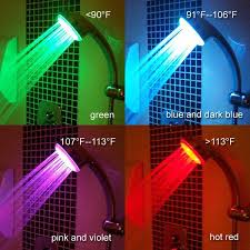 Bathroom Colour Changing Led Chrome Shower Head Light Cool Inventions Led Shower Head Color Changing Led