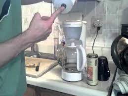 Fill however many cups of mate you want to brew. Make Tea With Your Coffee Maker Youtube