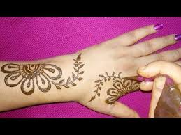 Easy Simple Stylish Flowers Mehndi Design For Back Hand Eid Rakhi Special Mehndi Design For Hand Youtube Hand Henna Henna Designs Mehndi Designs