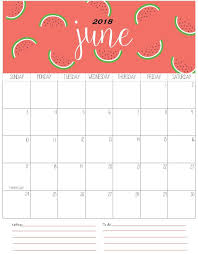 Editable June 2018 Calendar June Calendar Printable Calendar Printables Calendar June