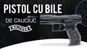 Pistoale cu bile de cauciuc magazin online. Pistol Cu Bile De Cauciuc Umarex Walther Ppq M2 T4e Cal 43 Black Youtube