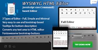 Online free html and html5 editor which has both visual (wysiwyg) and html tag modes. Wysiwyg Html Editor Bootstrap Based Rich Text Editor By Nelliwinne
