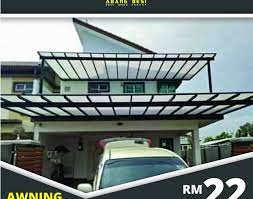 Factory direct sale tinted harga awning polycarbonate, image source: Apa Beza Acp Awning Dengan Polycarbonate Abangbesi