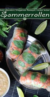 Vietnamesische Sommerrollen Rezept Rezepte Vietnamesische Sommerrollen Sommerrollen