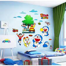 Wallstiker Doraemon Wallstiker Doraemon Wall Sticker Doraemon Wallpaper Doraemon Wall Paper Doraemon Shopee Indonesia