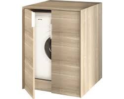 Bei mir steht die waschmaschine in der küche somit gibt mir dieser schrank extra stauraum, was eine gute sache ist. Waschmaschinenschrank Baden Haus Space 93x70 Cm Eiche Bruges Bei Hornbach Kaufen