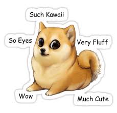 Nice Biscuits Sticker Cute Doge Kawaii Cute Animals