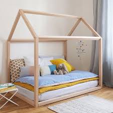 Bonnesoeurs Beech Wood House Bed Product Kids Bed Design House Frame Bed Kids Wooden Bed