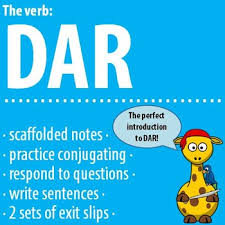 Verb Dar In Spanish Worksheets Teaching Resources Tpt