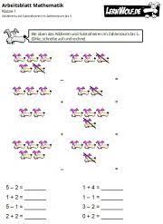 Ubungen Mathe Klasse 1 Kostenlos Zum Download Lernwolf De Erste Klasse Mathe 1 Klasse