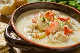 Let it come to a boil till fish flakes with a fork. Soup Recipe Zesty Seafood Chowder 12 Tomatoes