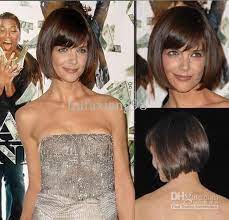 Cheap Perfect Wig Best Katie Holmes Bob Hair Style Short Straight About Online With 11 76 Piece Dhgate Bob Frisur Bob Frisuren Kurz Frisuren Kurz