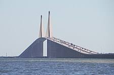 The original sunshine skyway bridge was the site of a number of tragic events, including the collision of the us coast guard cutter blackthorn and inbound freighter capricorn in 1980 which claimed 23 coast guardsmen's lives, and a structural collapse caused by a collision with the bridge support by. Sunshine Skyway Bridge Wikipedia