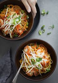 Spaghettini Aux Crevettes Sauce Au Beurre Trois Fois Par Jour Recipe Recipes Cooking Recipes Healthy Recipes