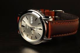 Seiko 5 Leather Strap By Hadley Roma 17 Seiko Dress Watch Stylish Watches Watches For Men