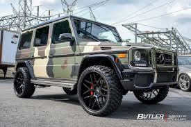 Lifted Camo Wrapped Mercedes G63 Amg Wagon With 24in Forgiato Pinzette Wheels Mercedes G Class G Class Mercedes G