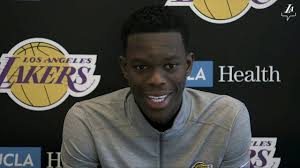 Maybe, but every time we think of schroder we think of dirk. Lakers Dennis Schroder Day 2 Training Camp Interview 12 07 2020 Youtube