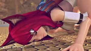 산책로에서 ahri 빠른 + 거친 섹스