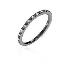 Black And White Diamond Wedding Band Almost Eternity Black White Diamond Band Iz Co Black Diamond Wedding Bands White Gold Rings Simple Stacked Diamond Wedding Bands