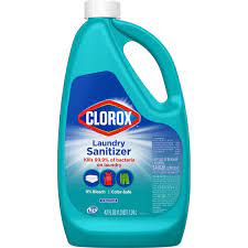 Clorox Laundry Sanitizer Kills 99 9 Of Odor Causing Bacteria On Laundry Color Safe 42 Fluid Ounces Walmart Com Clorox Sanitizer Color Safe