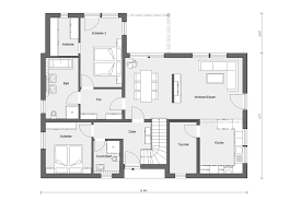 Split bed exclusive farmhouse plan with bonus room architectural designs exclusive modern farmhouse plan 130026lls gives you 3+ bedrooms, 2.5 baths and 2,100+ sq. Landhaus Modern Bauen E 15 244 1 Schworerhaus