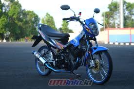 Aliran modifikasi seperti ini lebih menitikberatkan merubah… Modifikasi Suzuki Satria F150 2011 Purwokerto Mothai Fast Furious Otoinfo Id