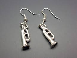 Trumpet Earrings I Need These Noooooooooooow Music Jewelry Funny Earrings Nerd Earrings